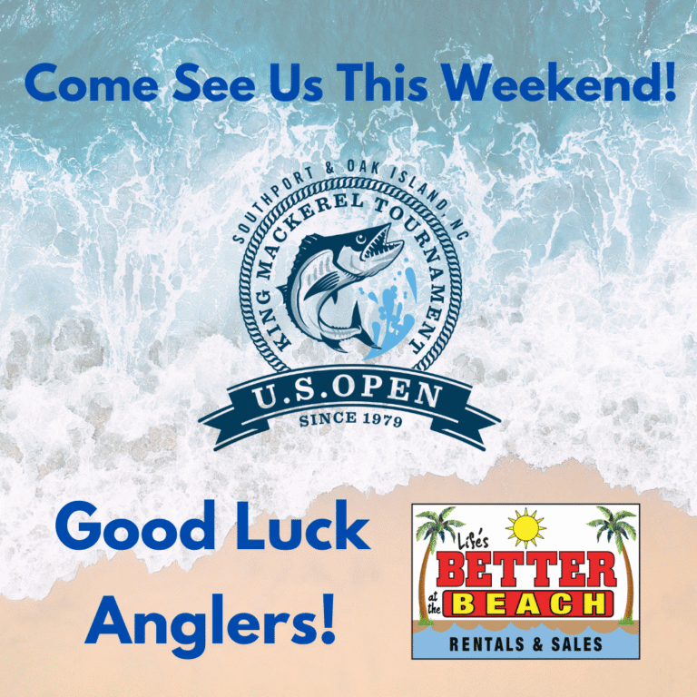 We are excited to have a sponsor tent again at this years King Mackerel Tournament! Stop by to grab some swag and enter our last raffle of the year to win some beach gear! You will get 10 free raffle tickets if you show us this social media post & that you follow our Instagram or Facebook page, so share it with all your crewmates and family so they have the chance to win!🎣